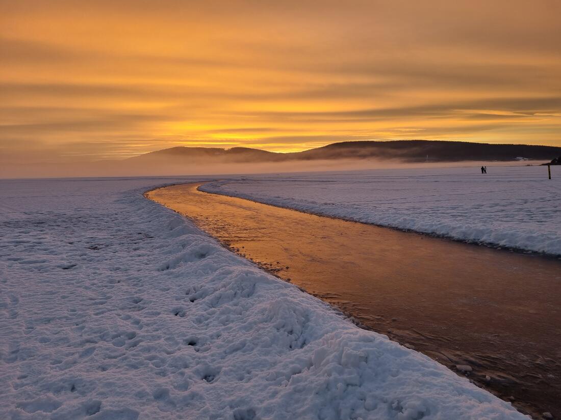 Vinter over Storsjøen