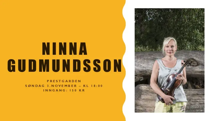 Arrangementsplakat Ninna Gudmundsson